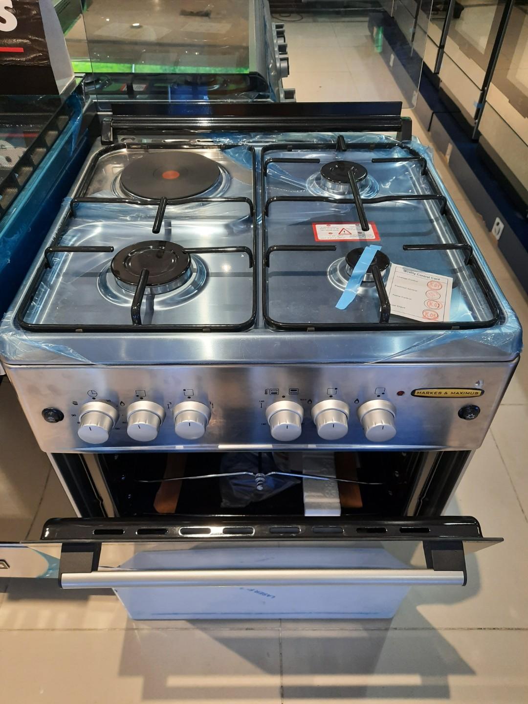 MARKES Gas Range Made in Turkey MGR58SSF, TV & Home Appliances, Kitchen