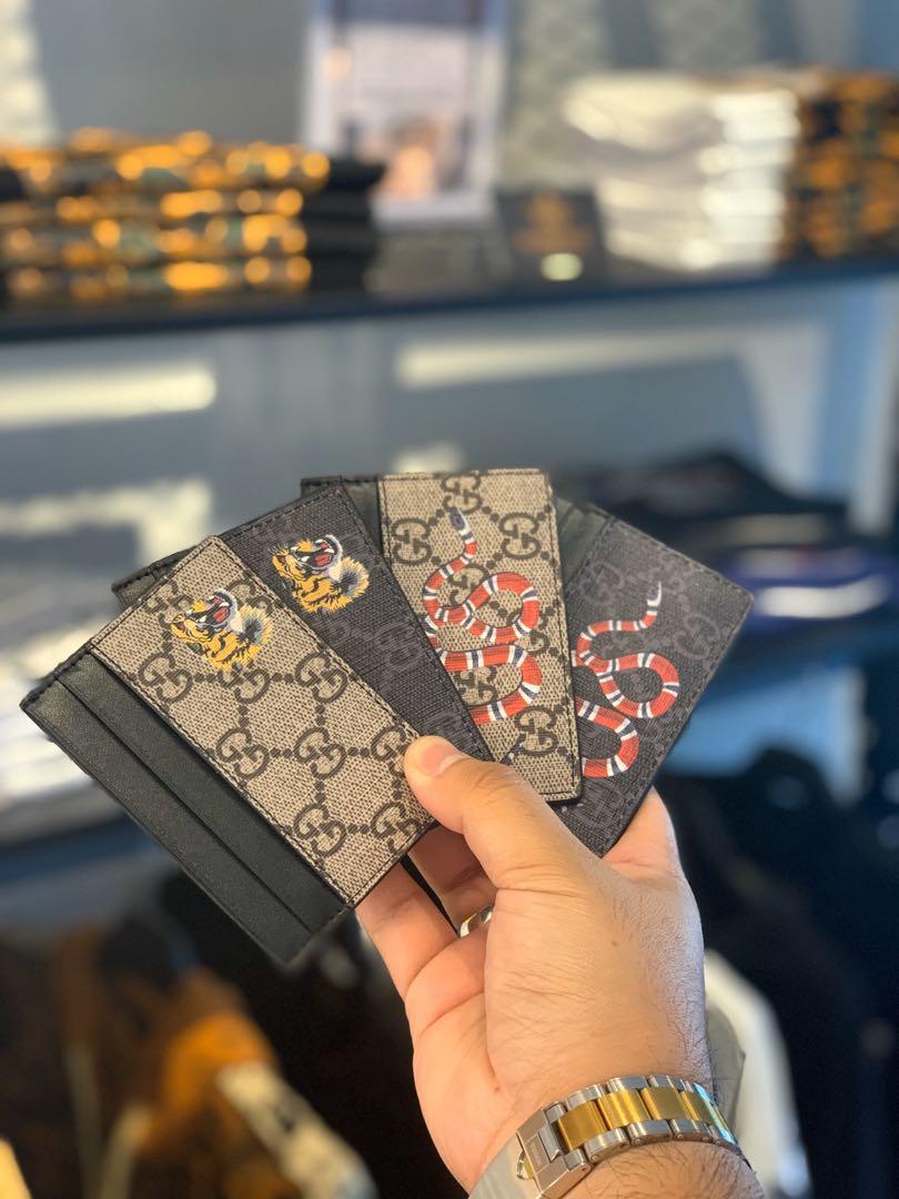 Gucci Supreme Card Holder Luxury Bags Wallets on Carousell