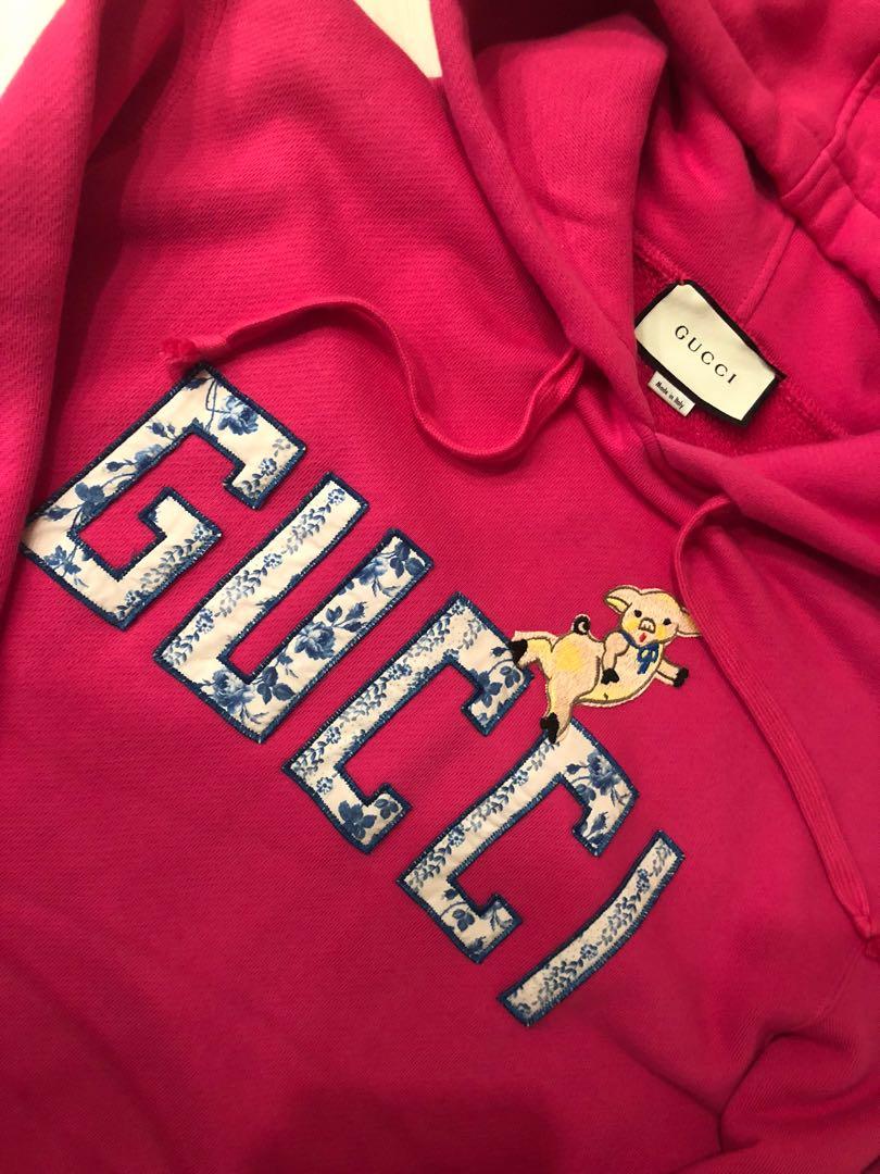 gucci sweatshirt with piglet