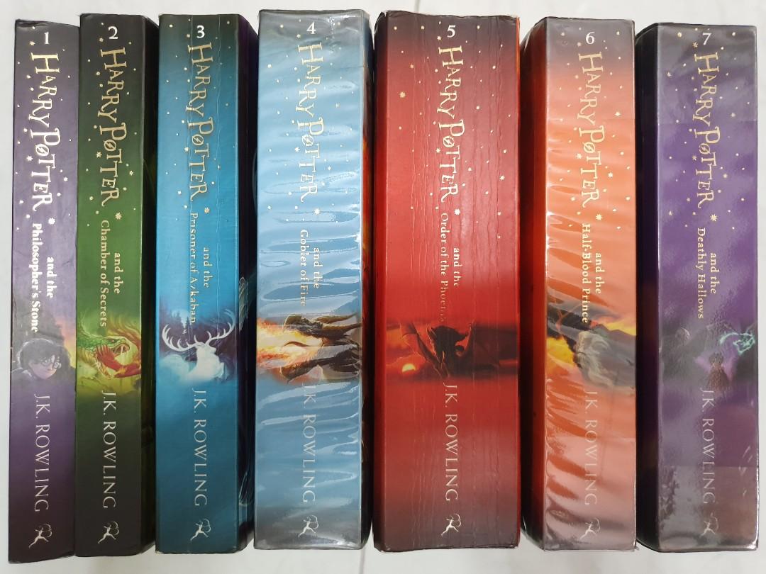 Harry Potter Books 1 7 Books Stationery Fiction On Carousell