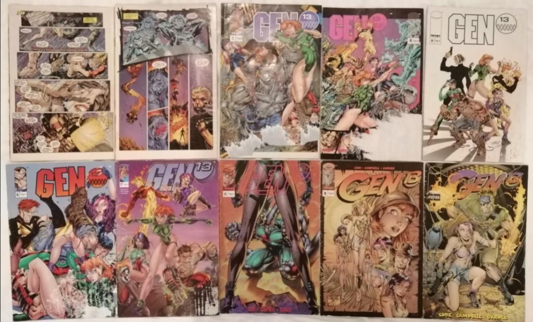 Image Gen13 Comics issue #1 to #10, Hobbies & Toys, Books & Magazines ...