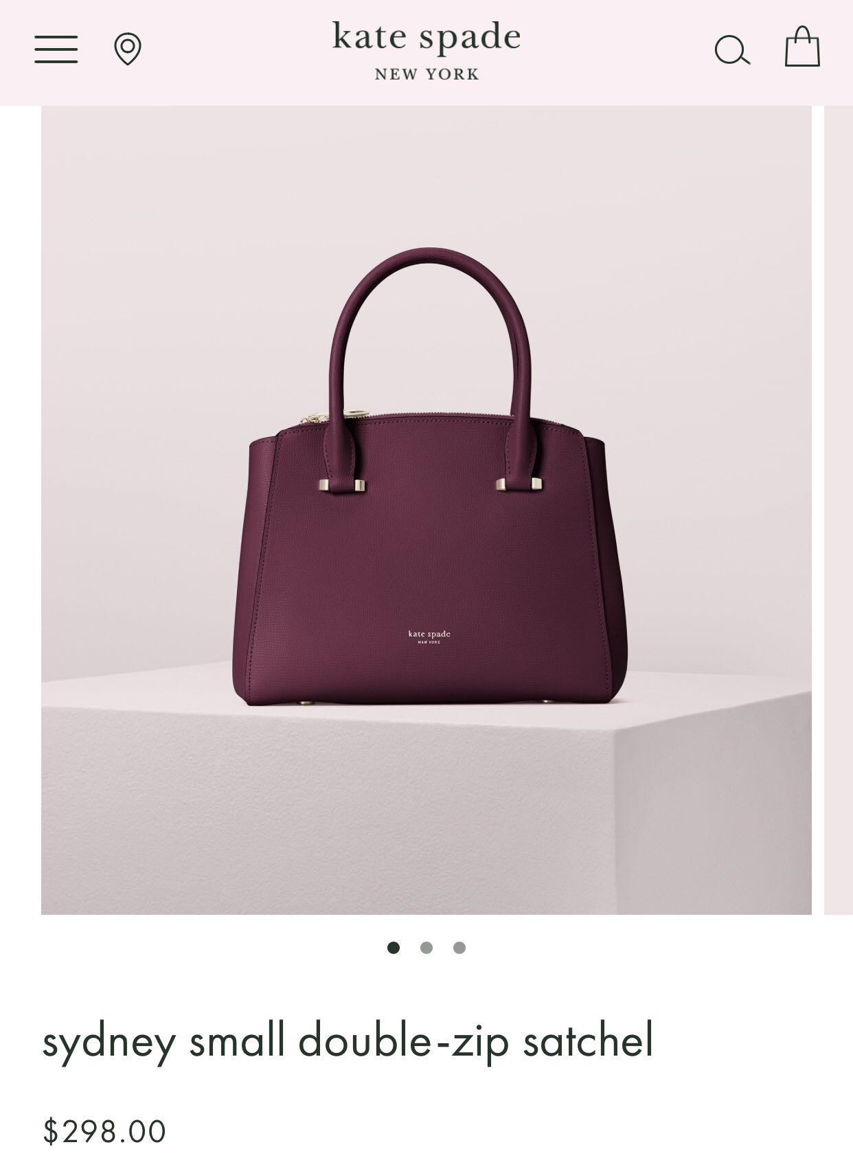 Kate spade sydney small double zip satchel 2025