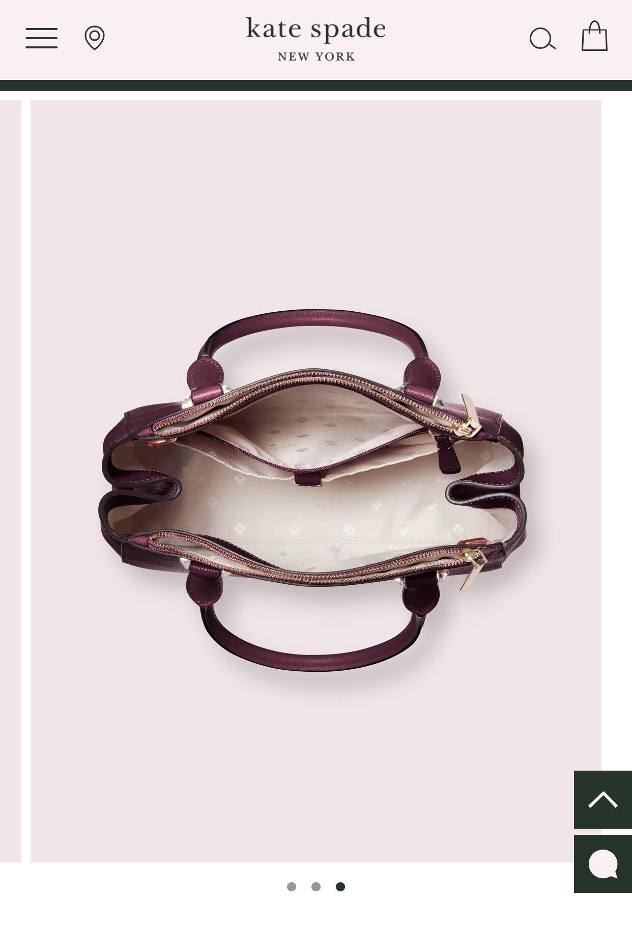 kate spade sydney small double zip satchel