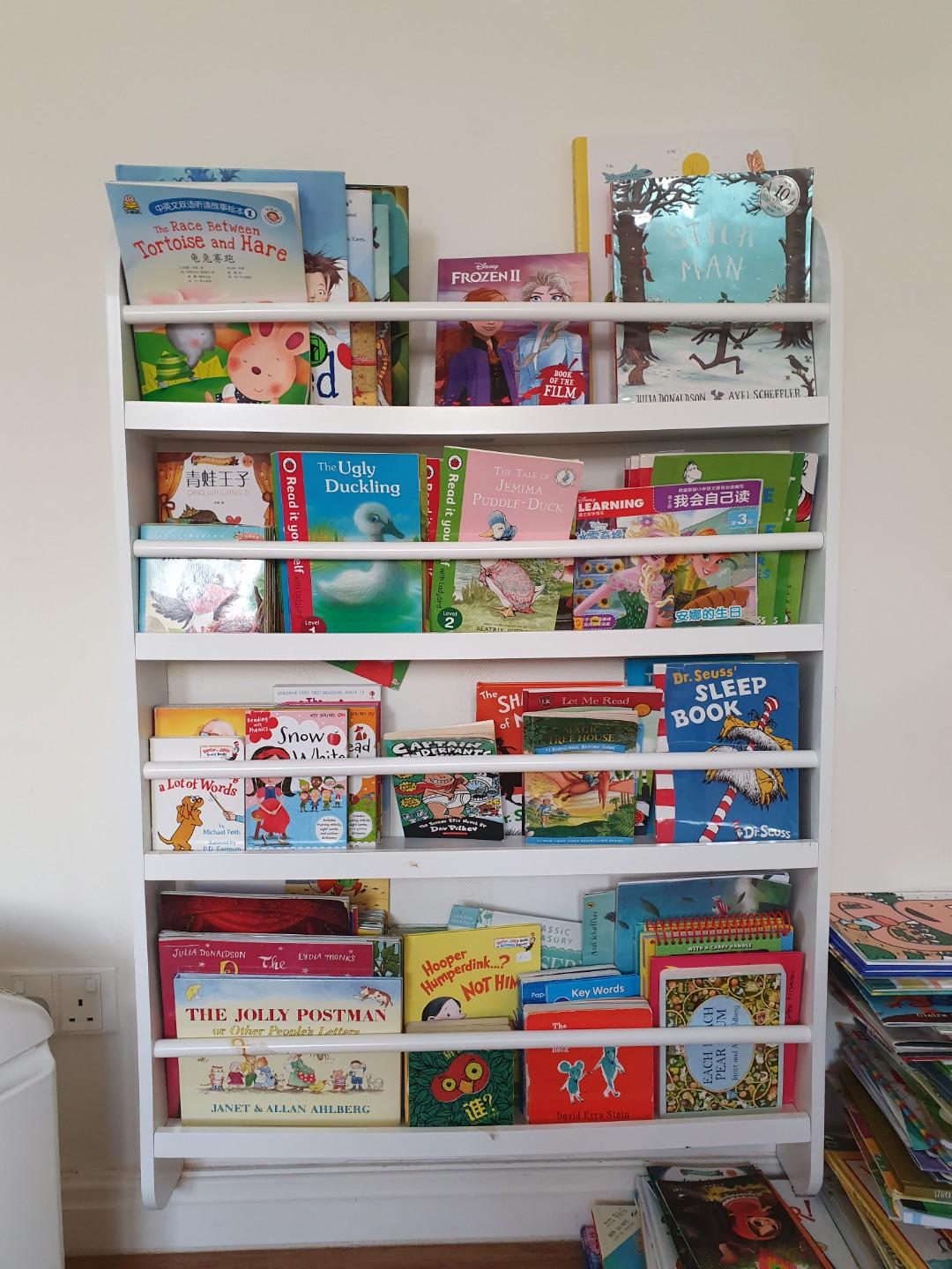 Kids Wall Mounted Bookshelf Without Books Furniture Shelves