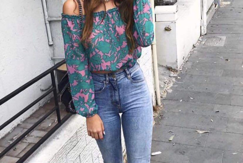 Kookai Off Shoulder Top Women s Fashion Tops Sleeveless on