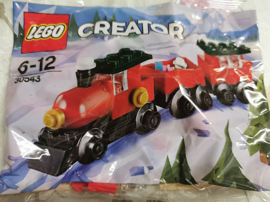 lego christmas train