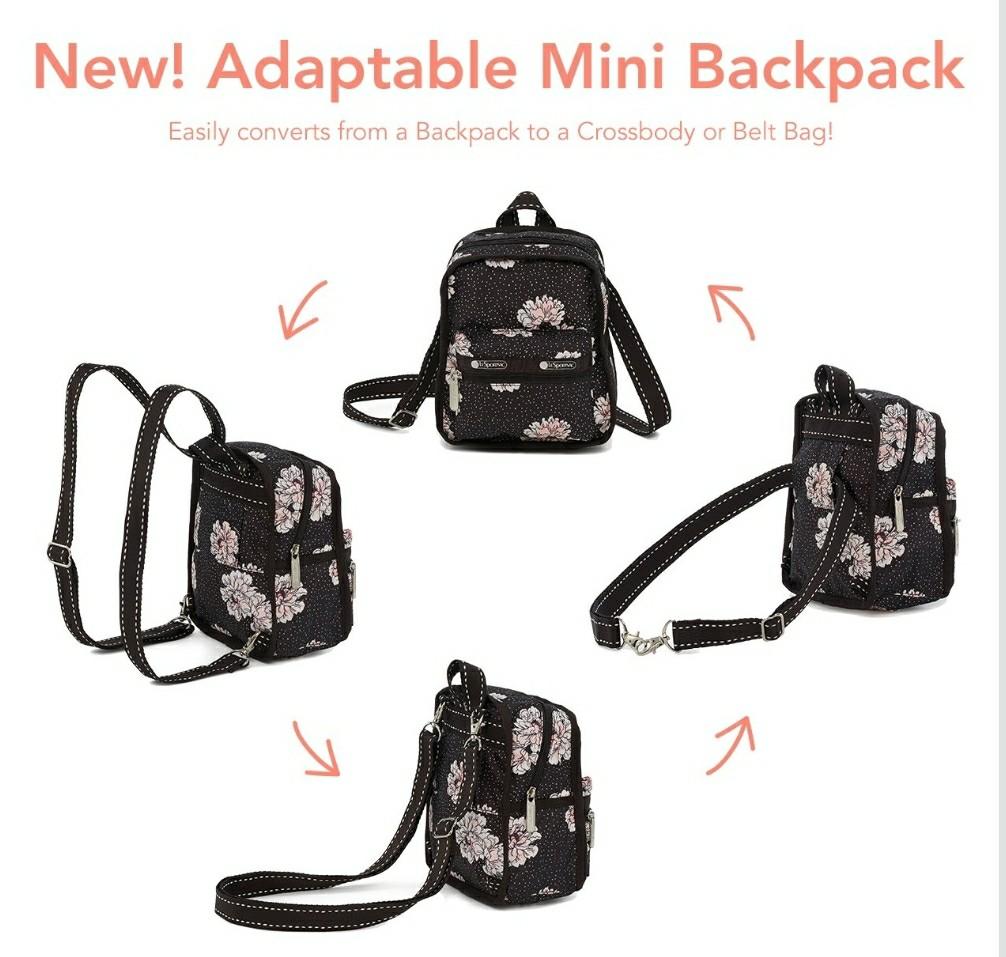 adaptable mini backpack