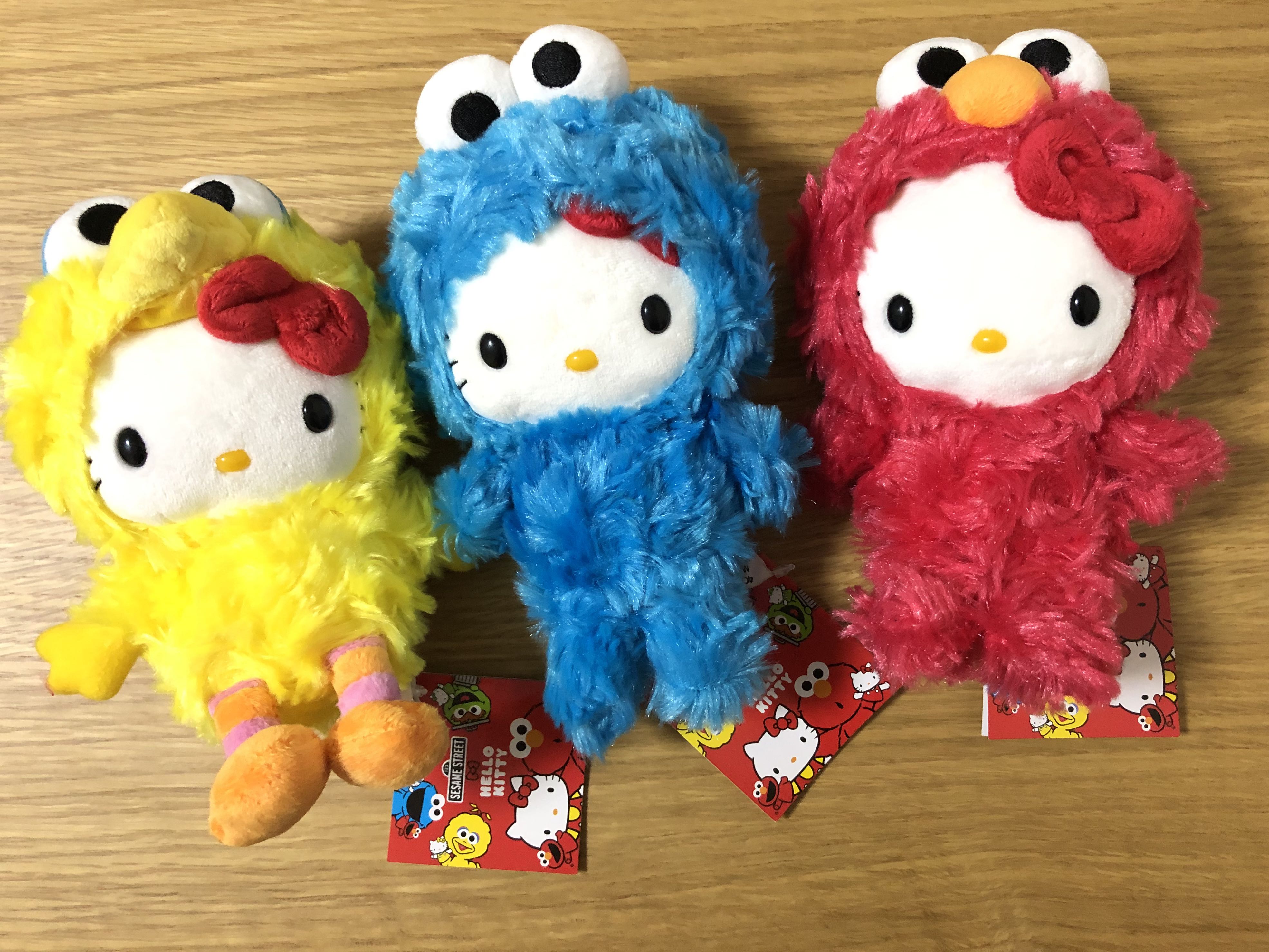 hello kitty elmo plush
