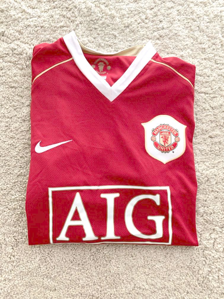 Manchester United Jersey Nike Aig Sports Sports Apparel On Carousell