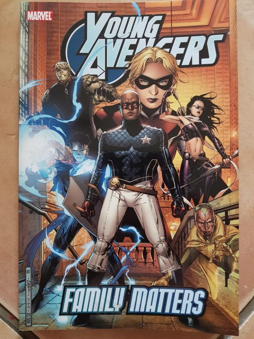 Marvel Comic Young Avengers Tpb Books Stationery Comics Manga On Carousell