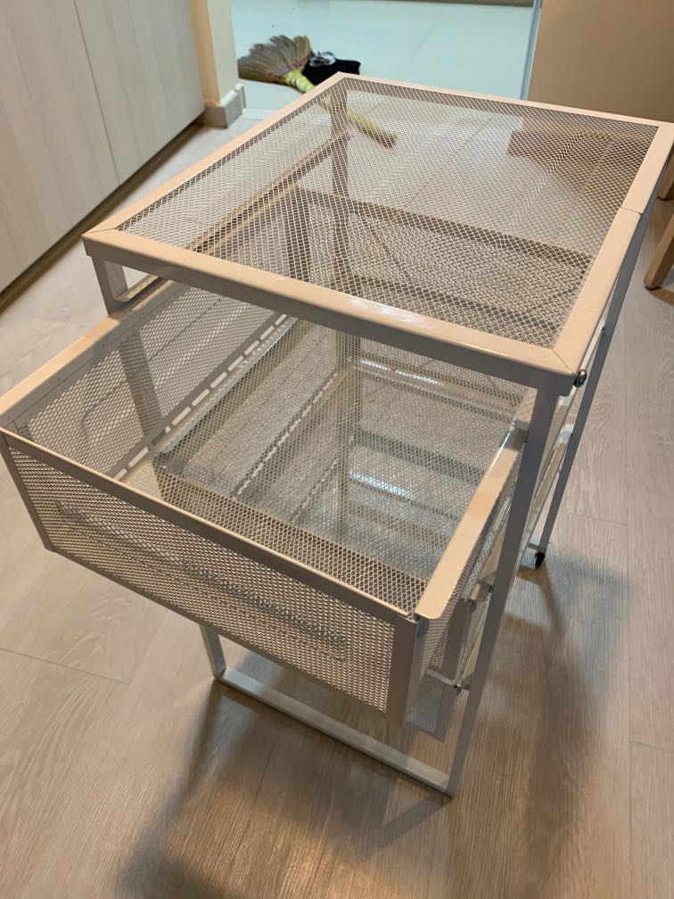 Metal based shelves from ikea, Furniture, Shelves & Drawers on Carousell