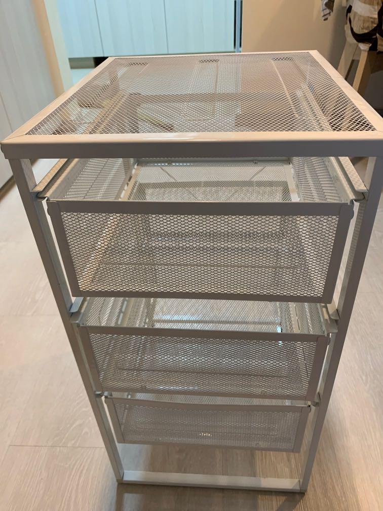Metal based shelves from ikea, Furniture, Shelves & Drawers on Carousell