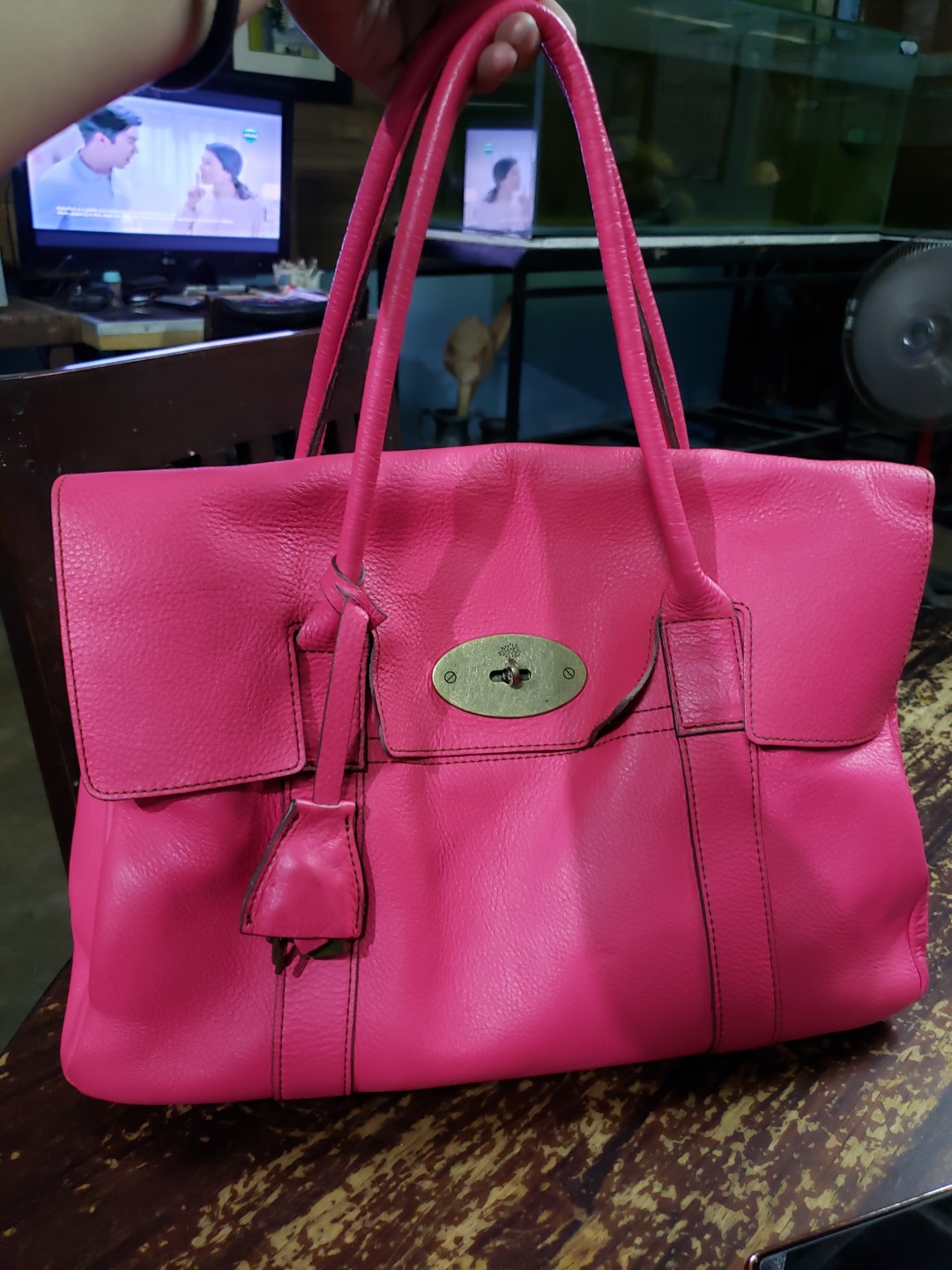 Mulberry Rare Hot Pink Leather Patent Bag Luxury Bags Wallets On Carousell