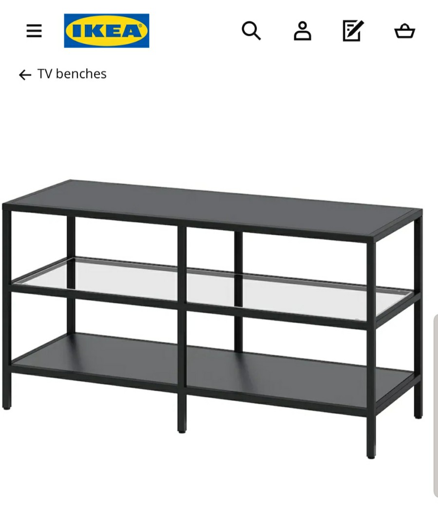 New Ikea Vittsjo Tv Console Furniture Others On Carousell