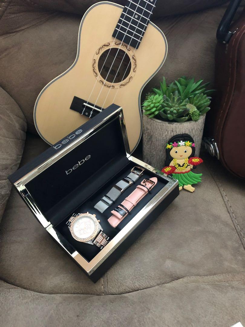 Oh So Pretty Bebe Watch Set Women S Fashion Watches Accessories Watches On Carousell