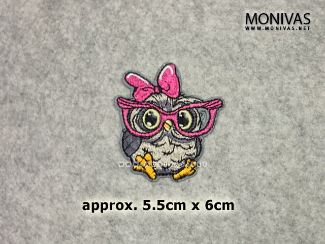 Owl Girl Iron On Patch Diy Repairing Badge Embroidery Decorations