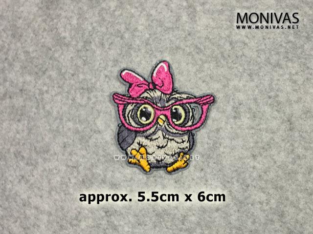 Owl Girl Iron On Patch Diy Repairing Badge Embroidery Decorations