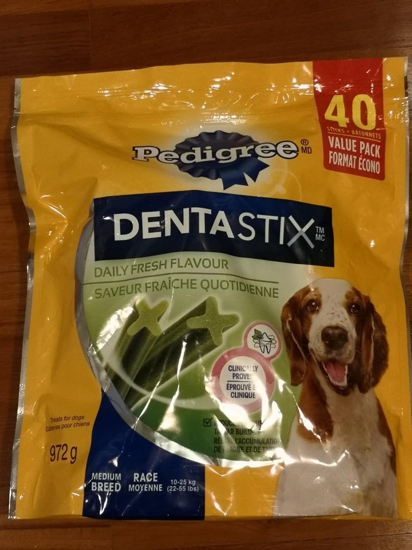 Pedigree Dentastix For 10 25 Kg Dogs Pet Supplies For Dogs Dog Food On Carousell