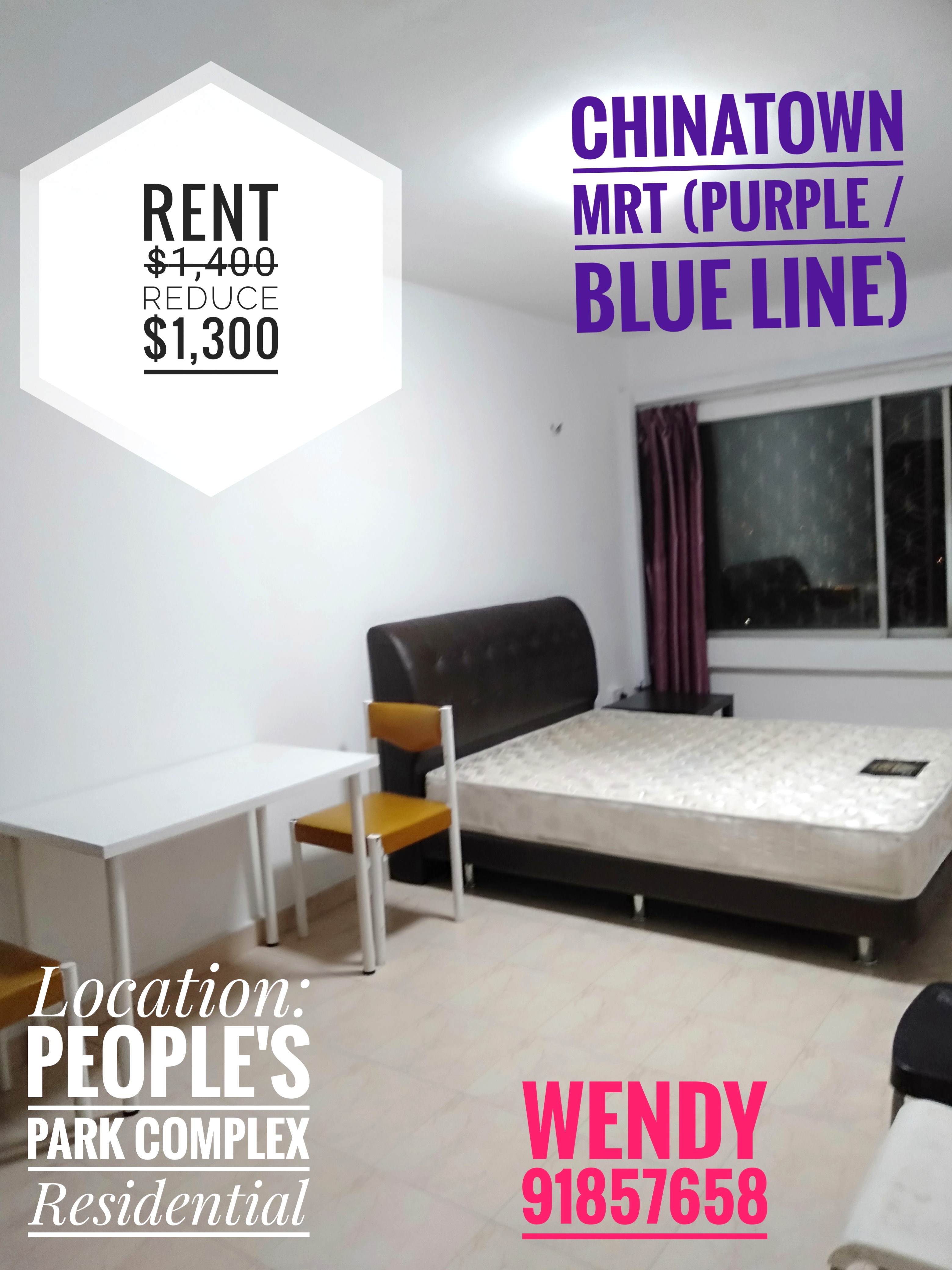 People'S Park Complex MASTER room with Bathroom Chinatown MRT