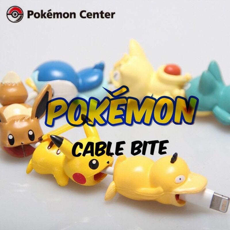 Pokémon Pikachu Cable Bite Protector USB Charger Protection, Mobile Phones  & Gadgets, Mobile & Gadget Accessories, Chargers & Cables on Carousell