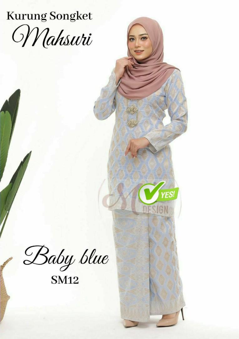 Pre Order Kurung Moden Songket Tenun Mahsuri Women S Fashion Muslimah Fashion On Carousell