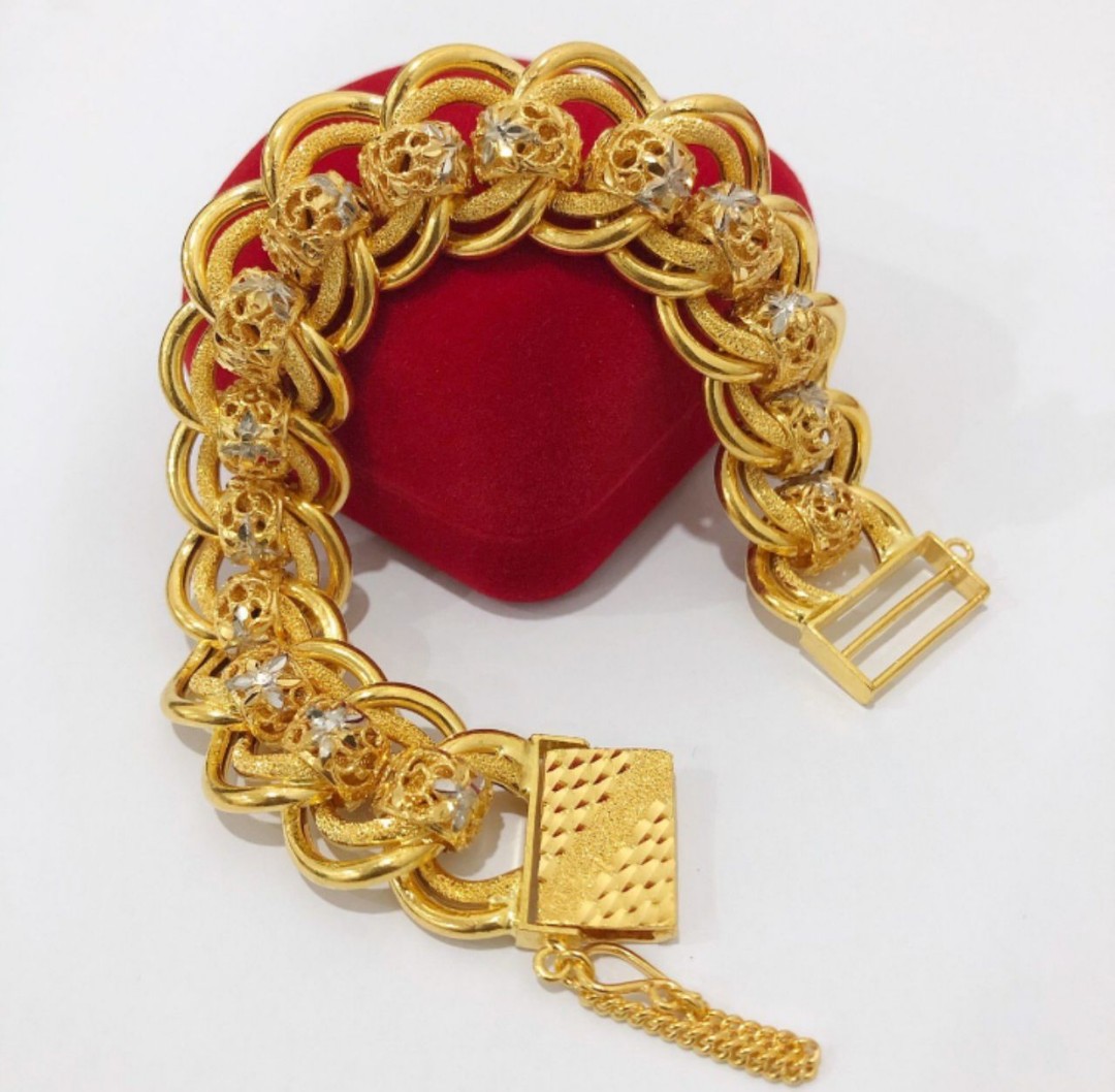 Rantai Tangan Emas 916 Asli Luxury Accessories On Carousell