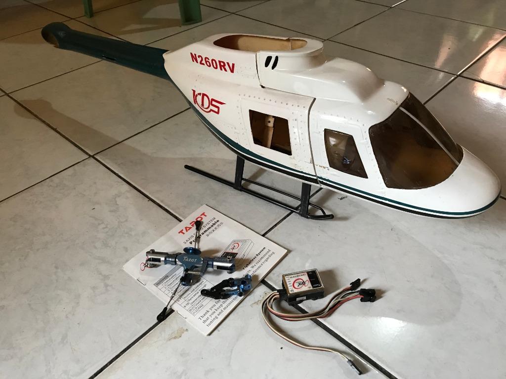 Rc heli fuselage top