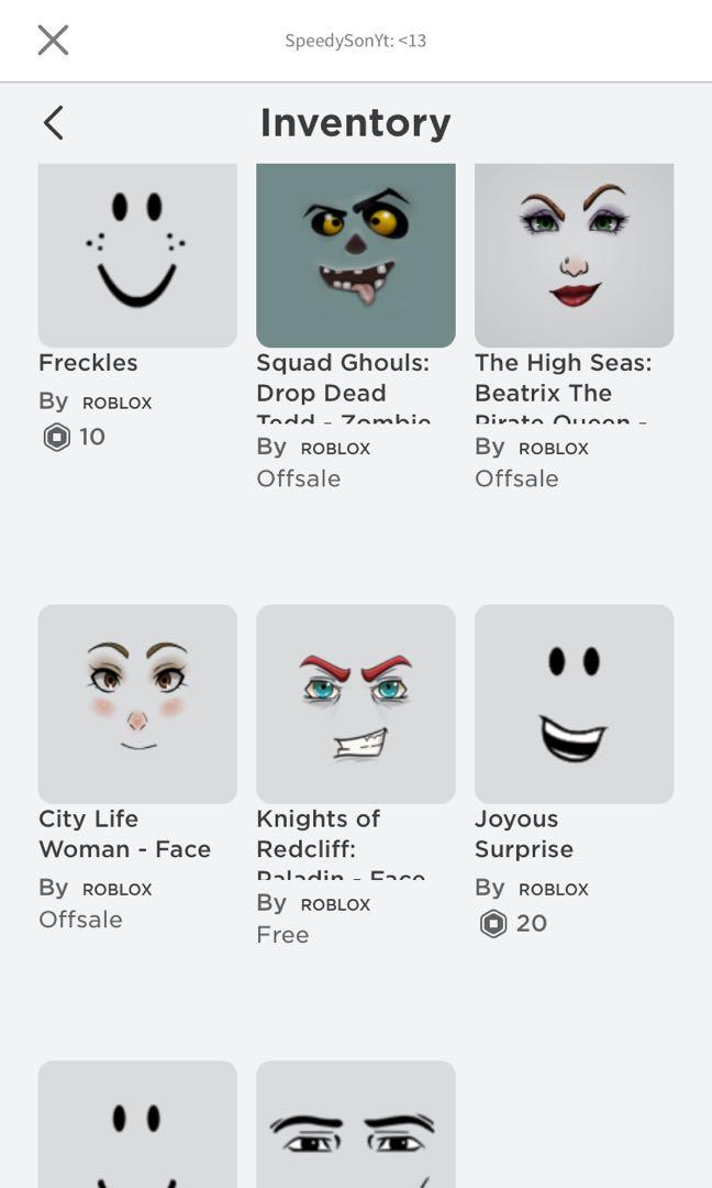 Roblox Face Freckles