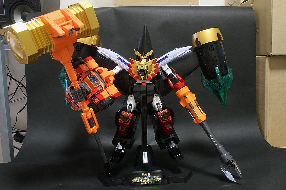Set of 3 Soul of Chogokin SOC Star Gaogaigar Option Set, Gaogaigar,  Goldymarg, Hobbies u0026 Toys, Toys u0026 Games on Carousell