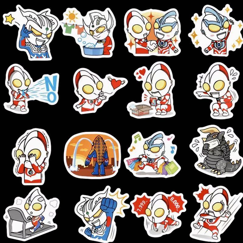 Get Wallpaper Stickers 50pc Ultraman Japanese Anime Netflix Animation Series Free