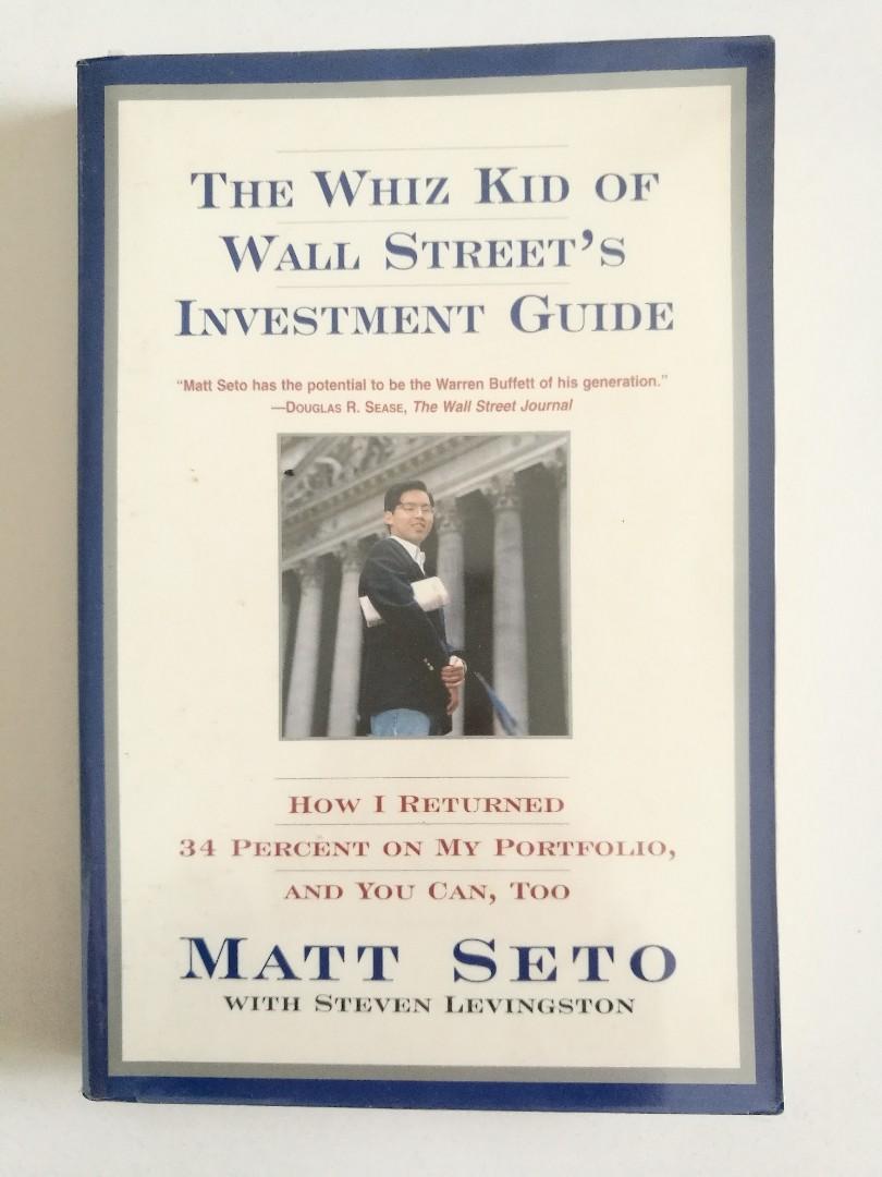 The Whiz Kid of Wall Street #39 s Investment Guide Hobbies Toys Books