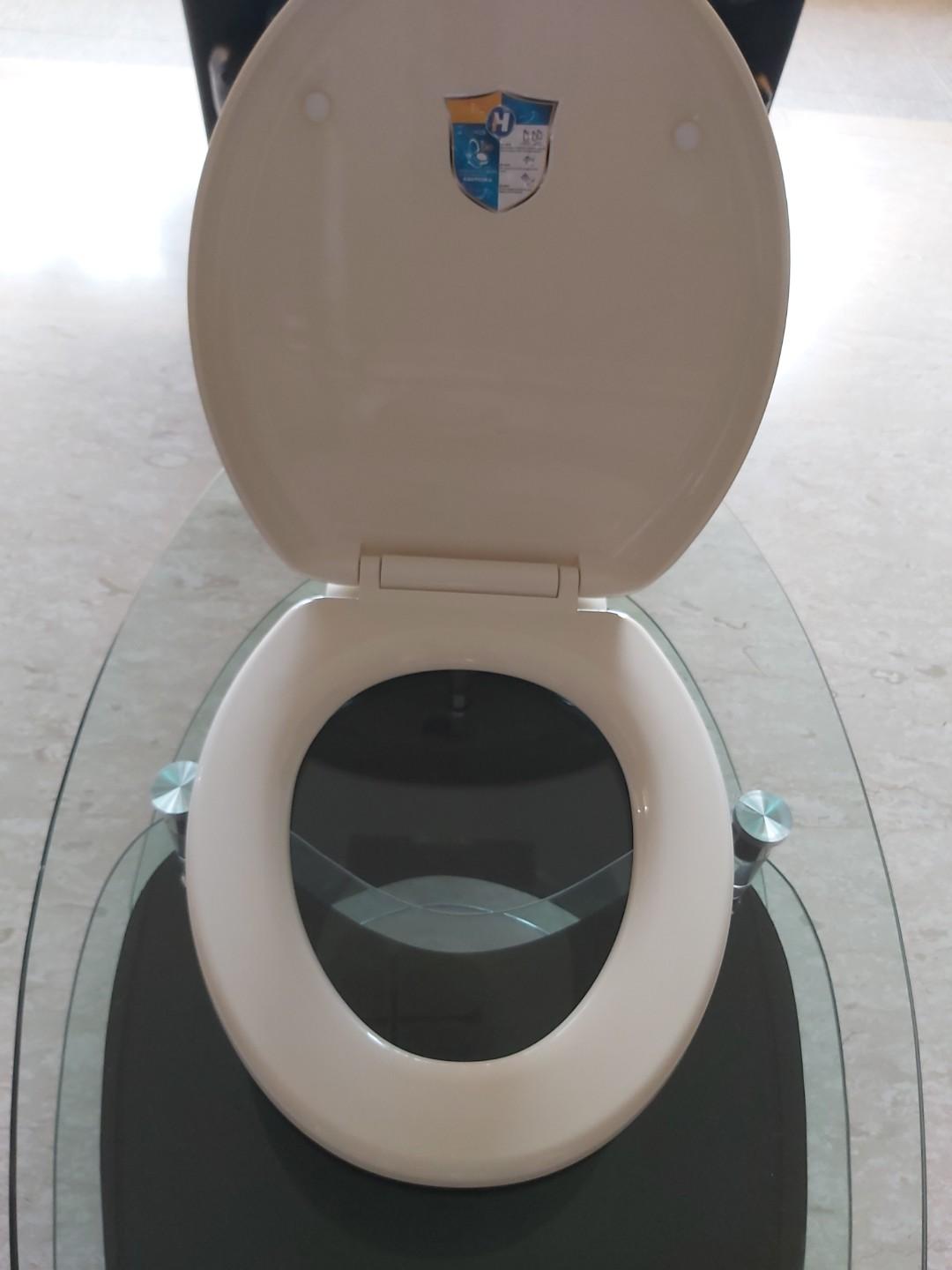 bone color toilet seat
