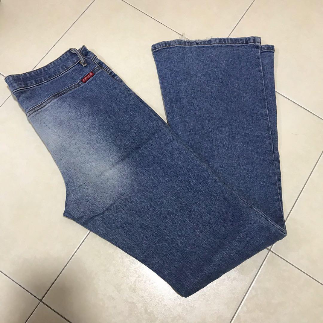 Vintage Guess Usa Denim Jeans Flare Women S Fashion Clothes