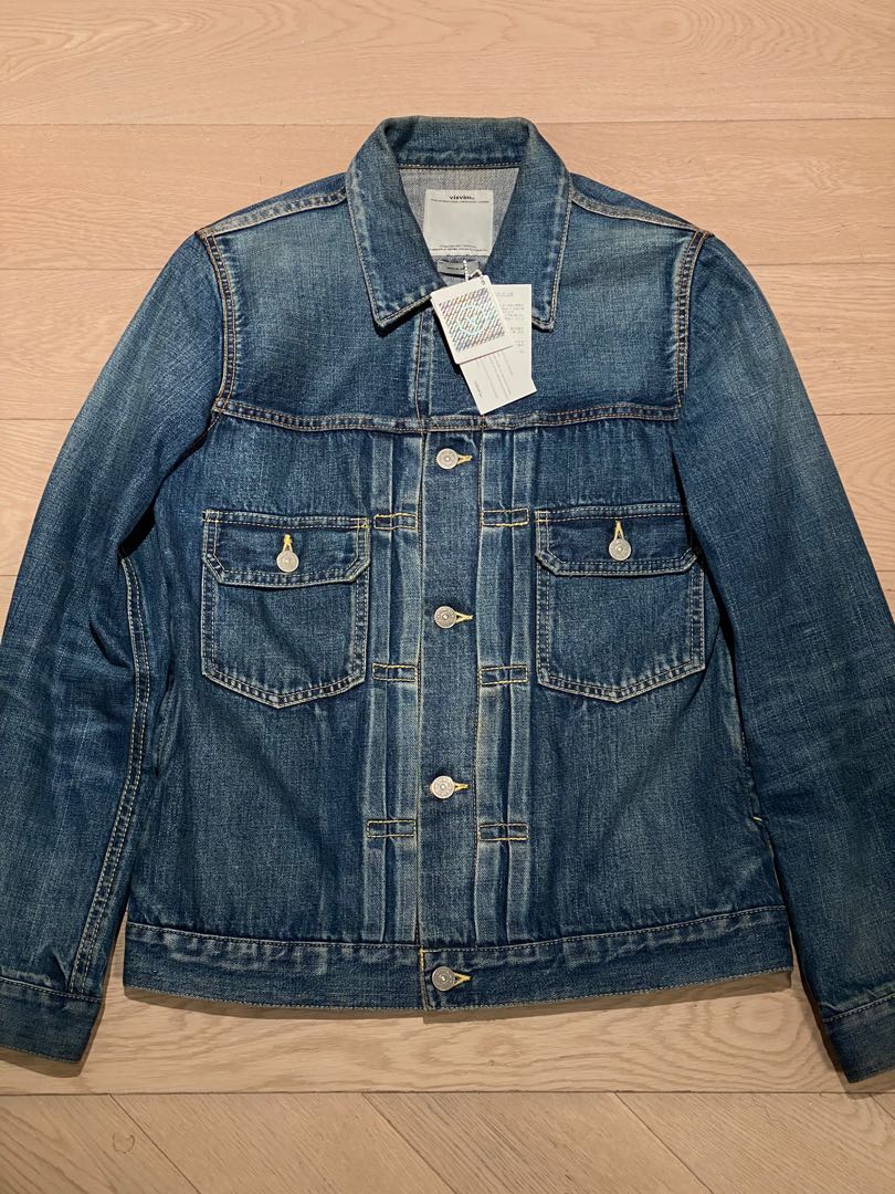 VISVIM 101 JKT DAMAGED SIZE 2, 名牌, 服裝- Carousell