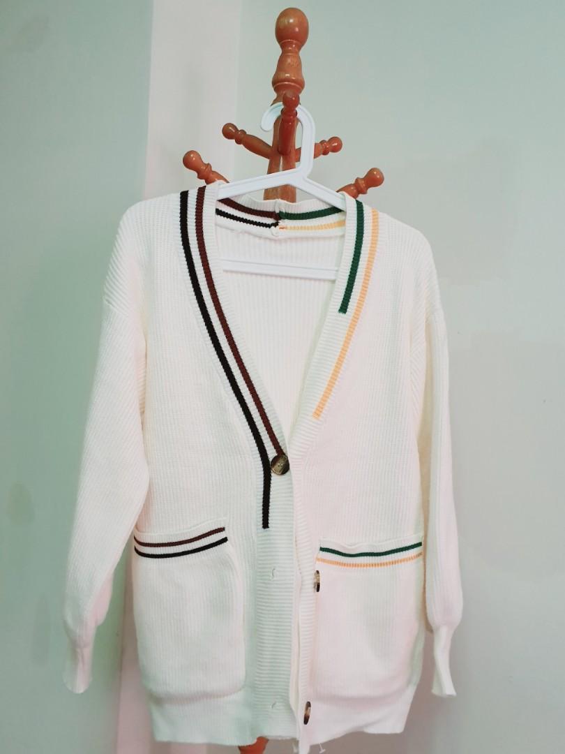 ivory sweater cardigan