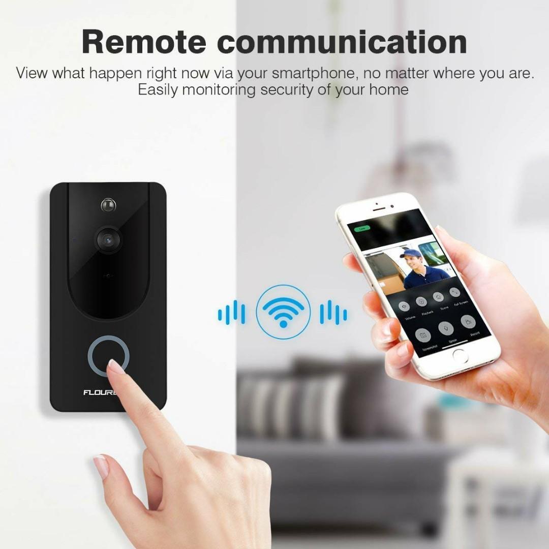 Floureon wifi video doorbell 2025