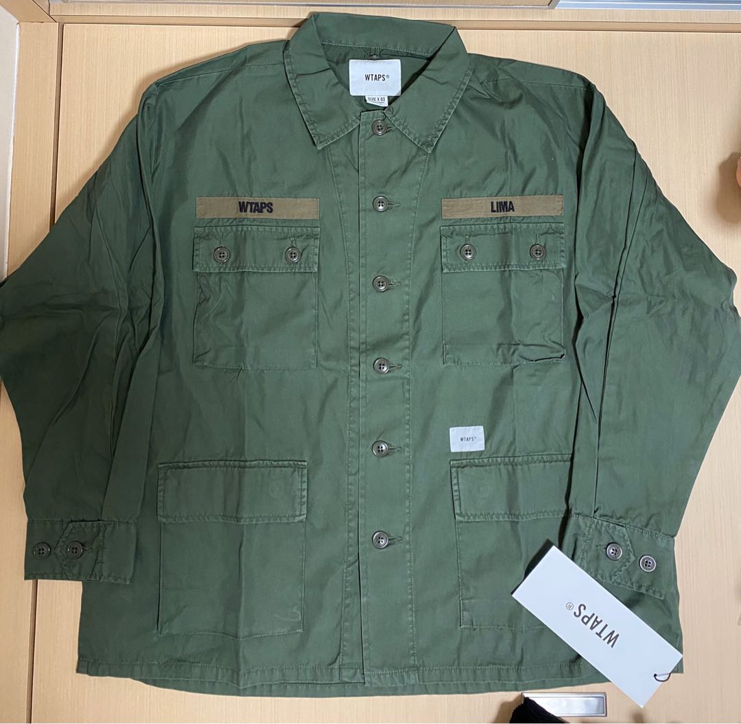 Wtaps 19ss jungle ls shirt jacket size 3, 女裝, 上衣, T-shirt