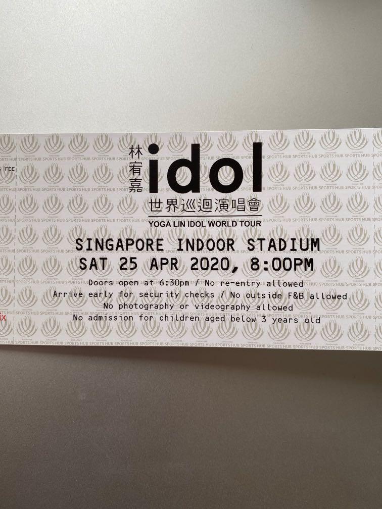 Yoga Lin "IDOL" Concert, Tickets & Vouchers, Event Tickets on Carousell