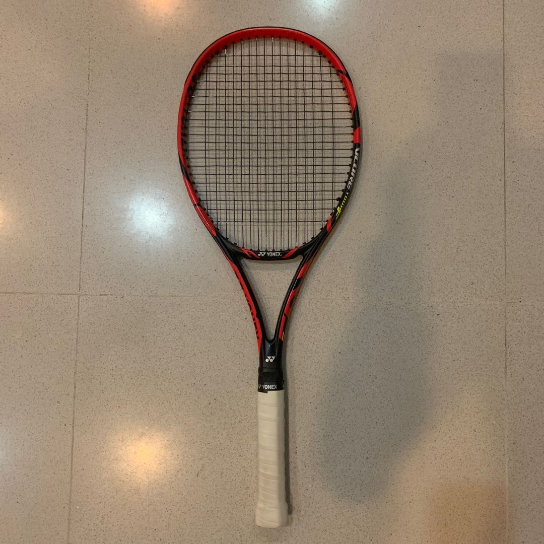 Yonex Tennis Racket Vcore Tour F 93, Sports Equipment, Sports & Games ...