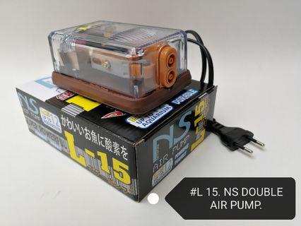 L-15 NS Double Air Pump Aquarium Fish