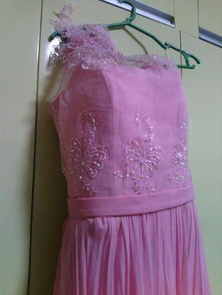 Pink Long Gown
