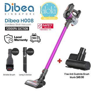 🥇✔FREE DELIVERY ✔FREE DUSTMITE :DIBEA H008 Cordless Vacuum Cleaner + FREE ORIGINAL Dustmite motor worth $49.9
