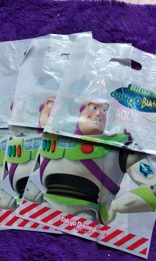 Buzz lightyear Tokyo Disneyland Plastic Bag
