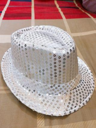Silver sequin hat (unisex)