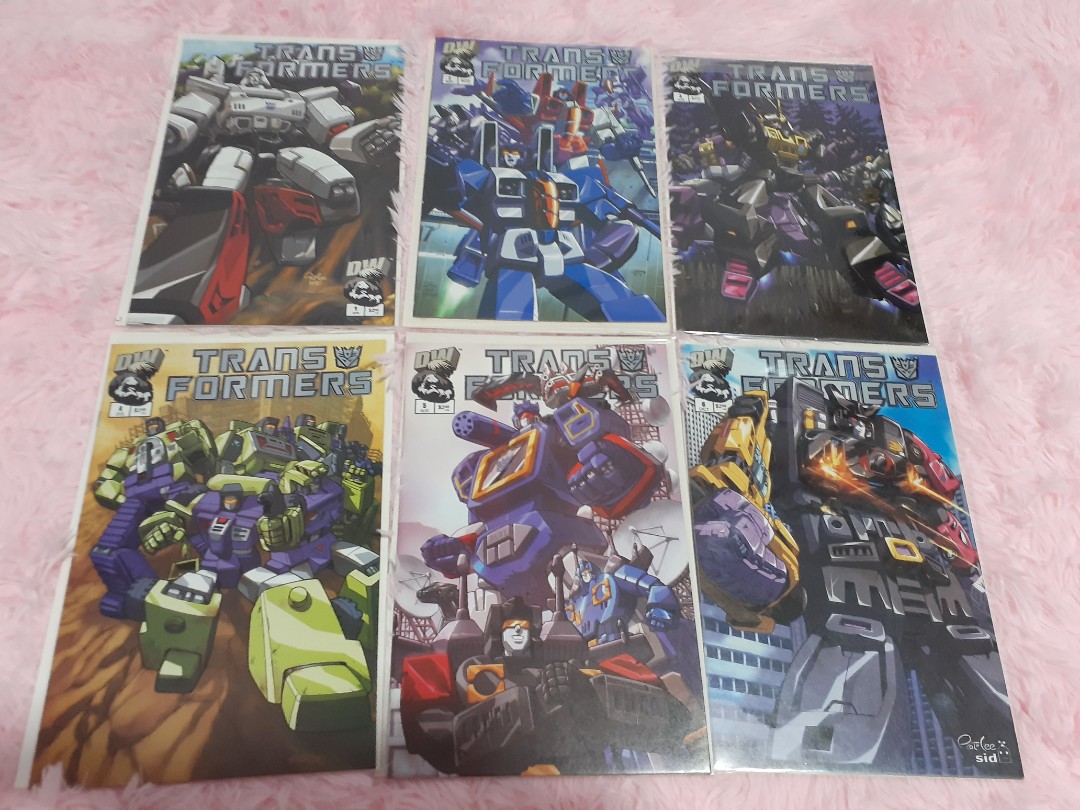 [Collectables] Transformer G1 comic book 1 to 6, Hobbies & Toys