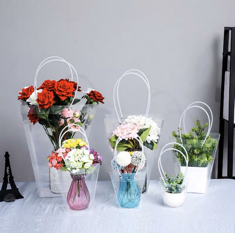 透明花袋禮物袋情人節母親節花