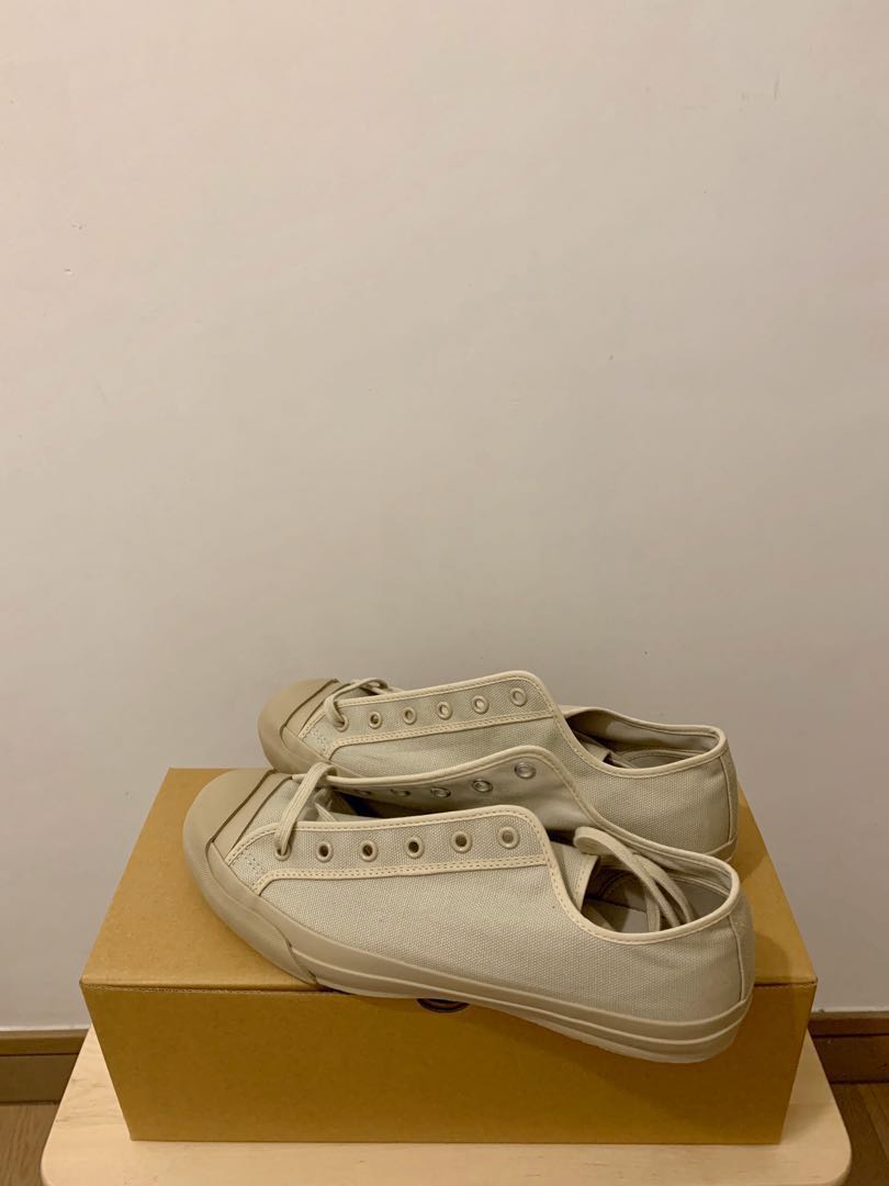 merino vulcanised sole canvas shoe in dove