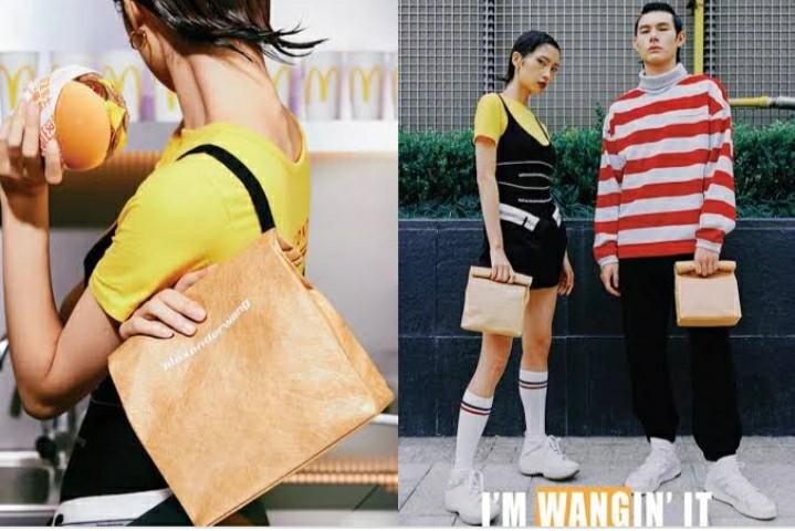 Alexander Wang X Mcdonald S Fastfood Inspired Tyvek Paper Bag Luxury Bags Wallets On Carousell
