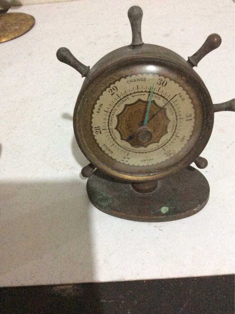 antique Home BAROMETER/As-Is/US-made
