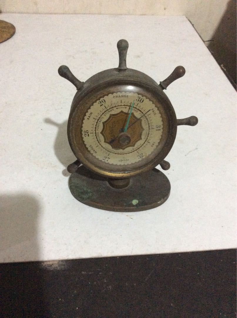 antique Home BAROMETER/As-Is/US-made